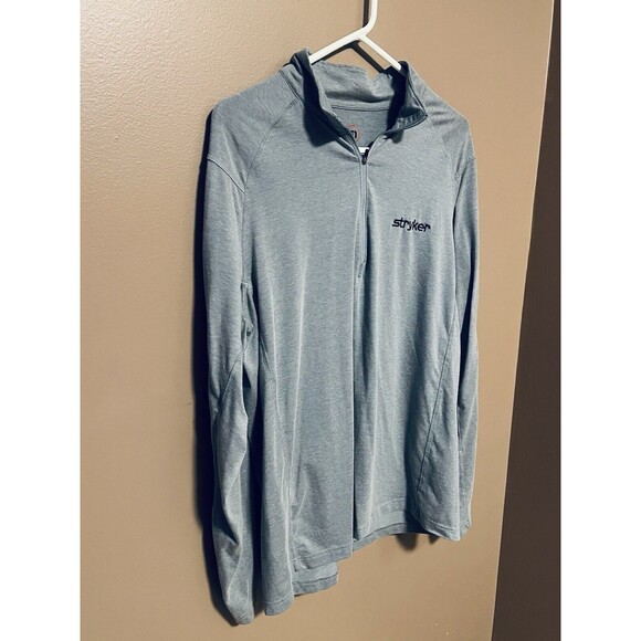 Travis Mathew Mens Long Sleeve 1/4 Q Zip Lightweight Golf Pullover Size Large XL - Picture 2 of 8